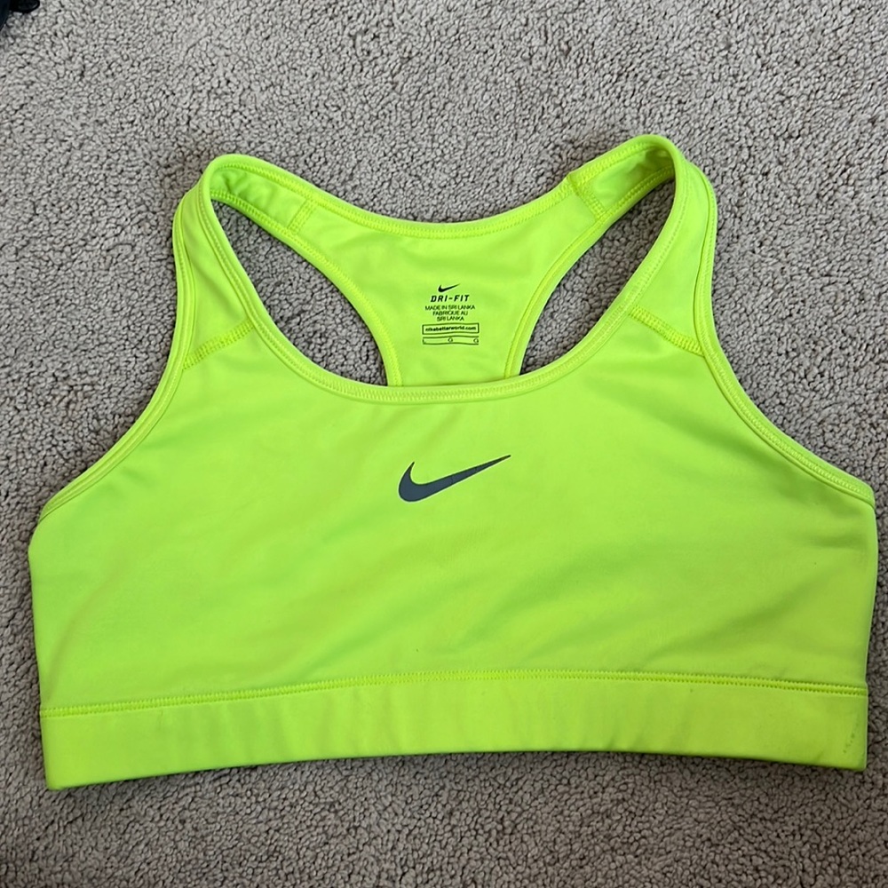 Neon Nike Sports Bra